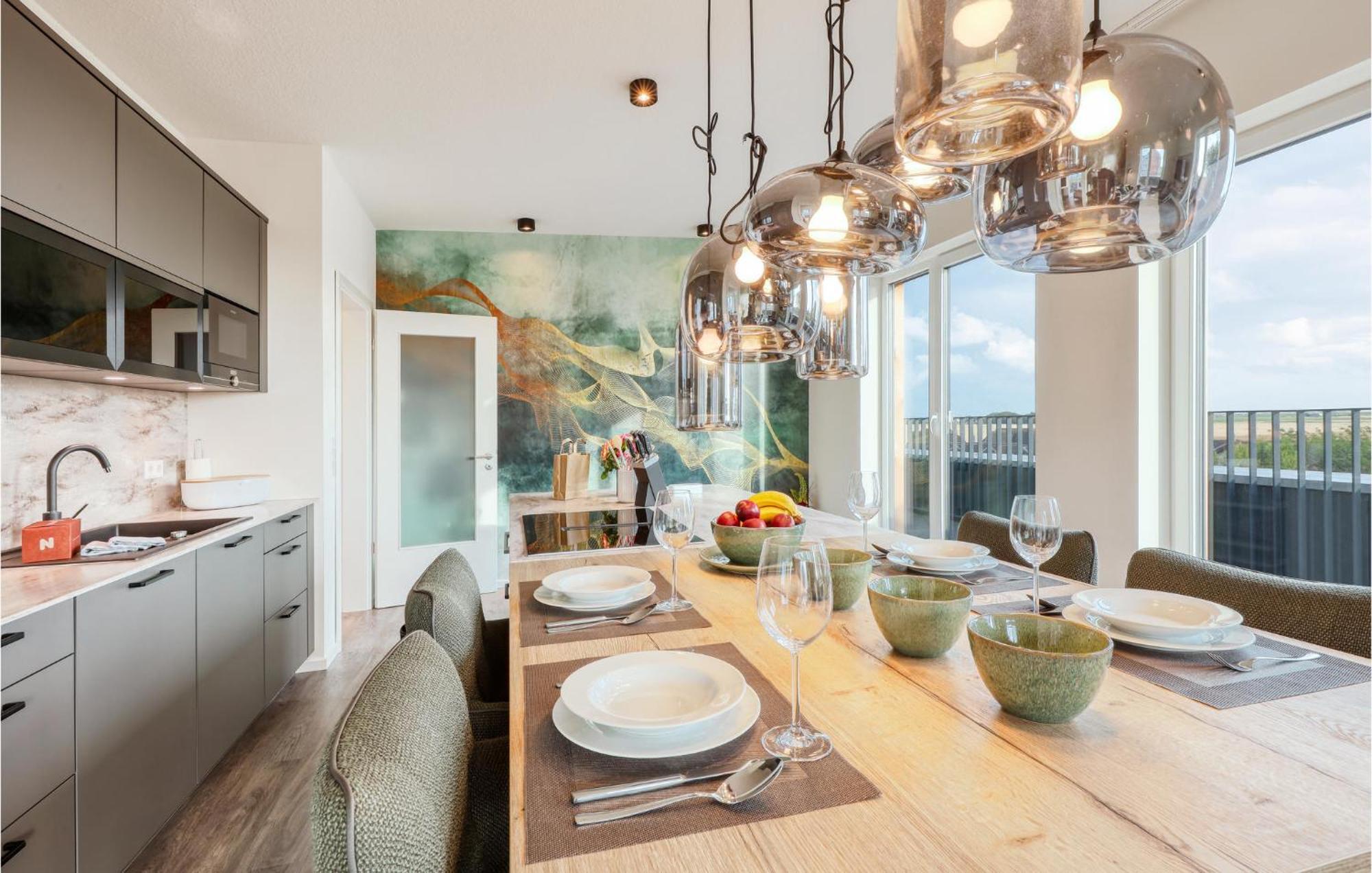 Penthouse Mit Meerblick ノルトシュトラント エクステリア 写真